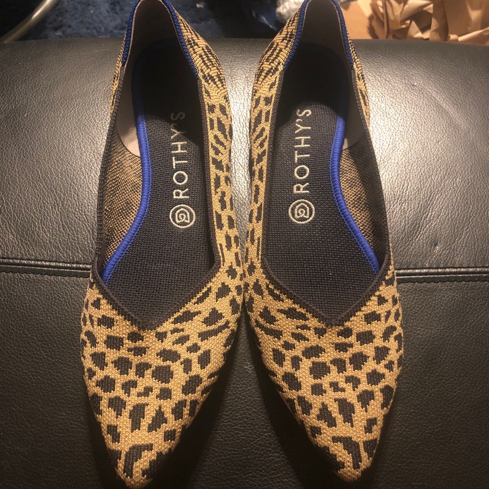 Rothy's The Point Leopard Print